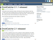 Tablet Screenshot of droidworks.com
